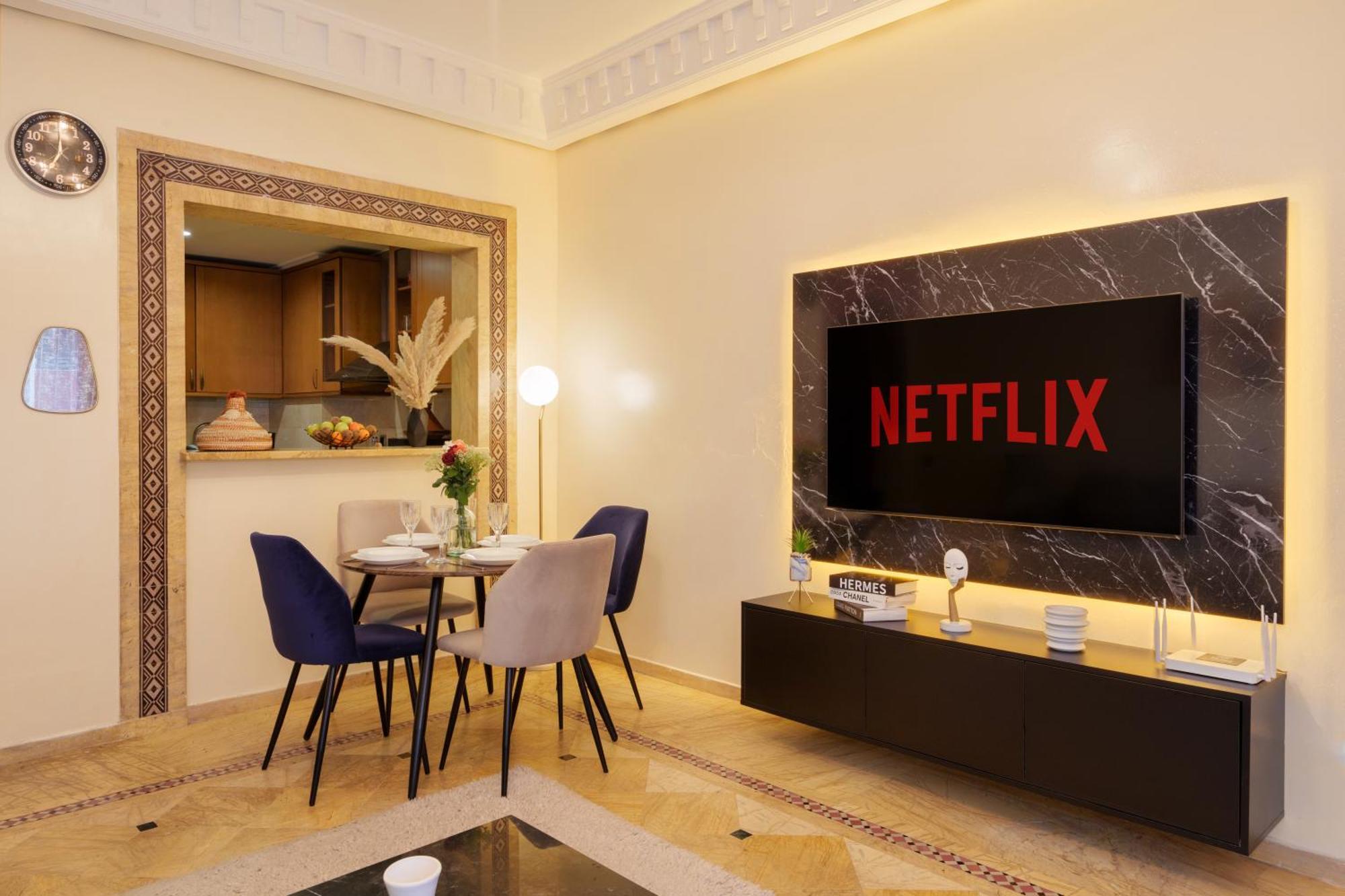 Chic Gueliz Plaza Avec Vue Appartement Marrakesh